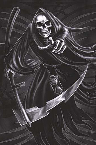 Cool  Wallpapers on Iphone Grim Reaper Free Wallpaper  Grim Reaper Iphone Background  Cool